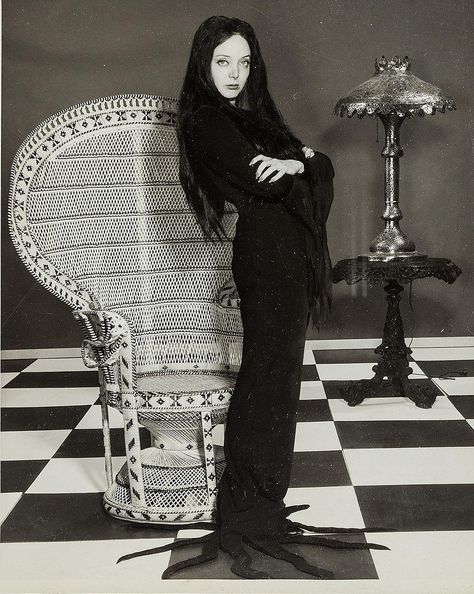 https://flic.kr/p/p7igRy | Morticia A. Addams (née Frump)-1964 | Morticia A. Addams (née Frump)-1964 The Addams Family 1964, Charles Addams, Lily Munster, Gomez And Morticia, Cassandra Peterson, Carolyn Jones, Elvira Mistress Of The Dark, Anjelica Huston, Veronica Lake