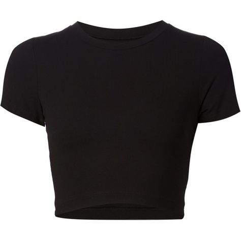 Getting Back To Square One cropped T-shirt ($115) ❤ liked on Polyvore featuring tops, t-shirts, shirts, crop tops, black, black top, t shirts, shirts & tops, crop tee en crop t shirt Crop Tops Black, Back To Square One, Shirts Crop Tops, Good Vibes Shirt, Png Clothes, Black Crop Tee, Black Tees, Shirt Crop Top, Shirts Crop