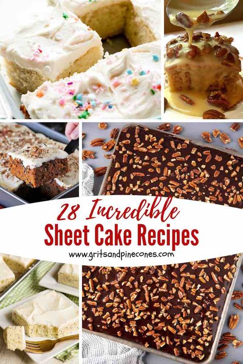 Cooked Frosting, Chocolate Chip Pound Cake, Vanilla Sheet Cakes, Pumpkin Sheet Cake, Cake Recipes For Kids, Desserts Healthy, Quick Dessert Recipes, Chocolate Sheet Cake, Recipe Sheets