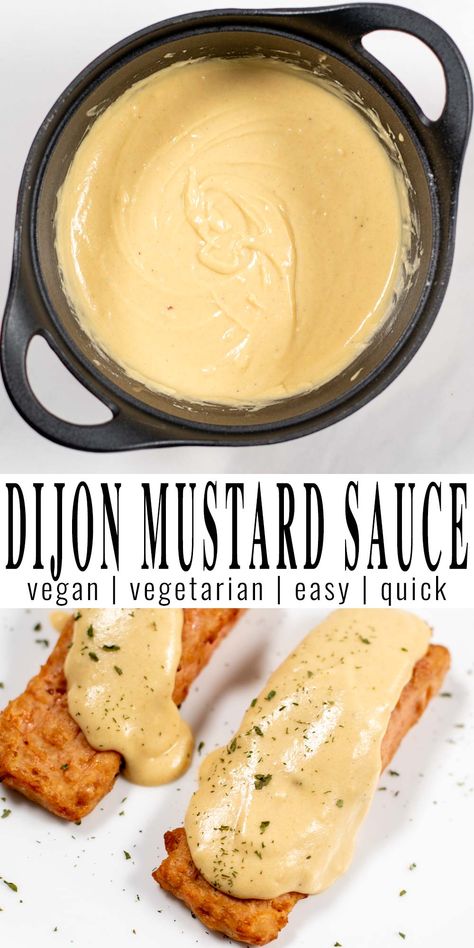 Dijon mustard sauce is a versatile condiment that can elevate a wide range of dishes with its tangy, slightly spicy, and creamy flavor. Whether you're looking to enhance the flavor of your grilled foods, add depth to your salad dressings, or give your sandwiches a gourmet twist, this homemade Dijon mustard sauce recipe is the answer. #contentednesscooking #dijon #dijonmustard #mustardsauce #dip #condiment Homemade Dijon Mustard, Mustard Sauce Recipe, Dijon Mustard Sauce, Grilled Foods, Clean Eating Vegan, Mustard Dipping Sauce, Vegan Sauces, Mustard Sauce, Homemade Gluten Free