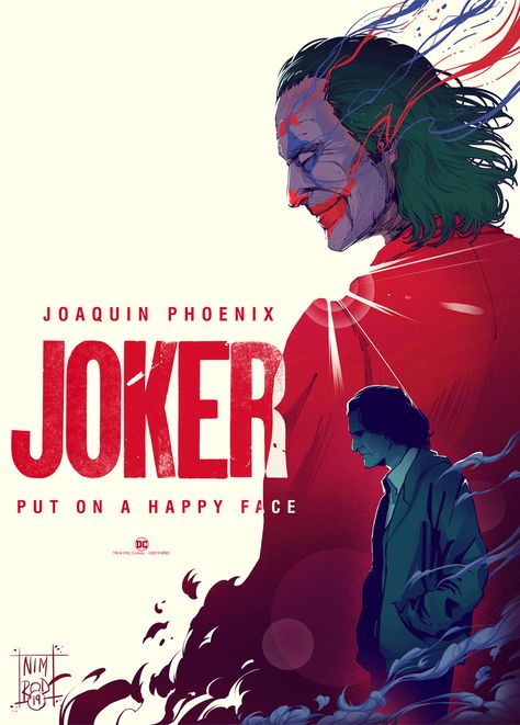 Plakat Design Inspiration, Put On A Happy Face, Joker Poster, Art Musical, Joker Artwork, Best Movie Posters, Comic Poster, Hero Poster, Joker Art