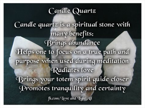 Candle Quartz (Atlantean love star) Candle Quartz Meaning, Candle Quartz, Best Healing Crystals, Magic Stones, Psychic Development, Crystals Healing Properties, Crystal Therapy, Witchy Stuff, Mind Body Spirit