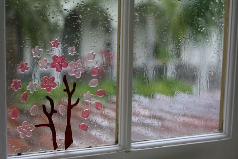 Deco Tv, Spring Showers, Trees And Flowers, 가을 패션, Dream Room, The Window, Pretty Pictures, Room Inspiration, Cherry Blossom