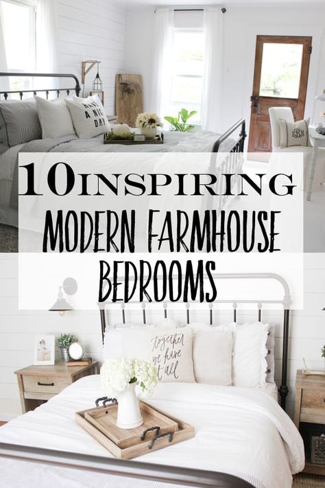 Modern Farmhouse Bedrooms, Farmhouse Bedrooms, Farmhouse Style Bedrooms, Interior Design Minimalist, Modern Farmhouse Bedroom, Farmhouse Remodel, Farmhouse Modern, Farmhouse Bedroom Decor, Farmhouse Style Kitchen