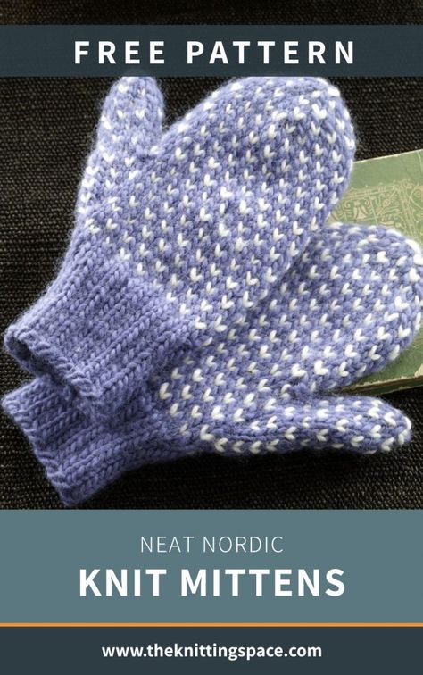 Knitting Space, Gloves Knitting, Winter Knitting Patterns, Toddler Mittens, Knitted Mittens Pattern, Hand Knit Mittens, Kids Mittens, Gloves Pattern, Modern Knitting