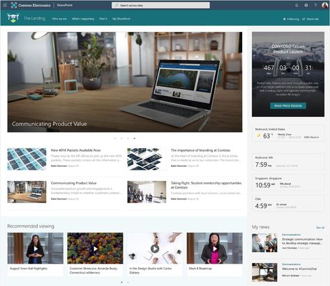 3 SharePoint Site Design Best Practices for Beginners | AvePoint Blog Sharepoint Design Templates, Sharepoint Design Ideas, Sharepoint Design, Sharepoint Intranet, Importance Of Branding, Learning Sites, Meaningful Pictures, Homepage Design, Design Career