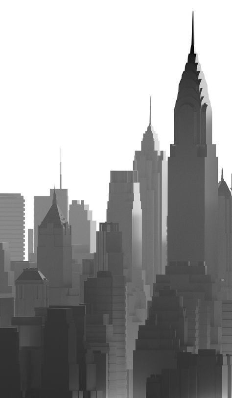 C I T Y on Behance City Skyline Drawing, White Iphone Background, Uicideboy Wallpaper, Black And White Building, Cityscape Wallpaper, New York Cityscape, New York Buildings, Graffiti Piece, Geometry Dash