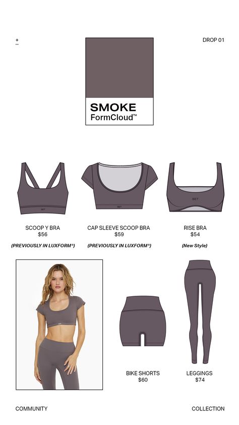 Active Wear Sketches, Sportswear Aesthetic, Workout Outfits Aesthetic, Gym Fashion Women, Luxury Graphic Design, Athleisure Inspiration, Athleisure Outfits Summer, Brand Inspiration Board, Yoga Studio Design