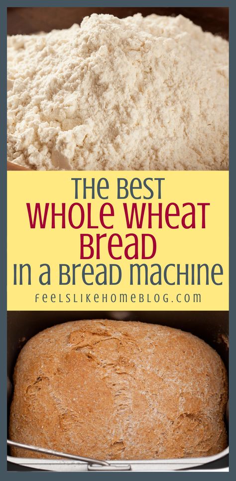 Bread Using Bread Machine, Bread Machine Recipes Wheat, Homemade Bread In A Bread Machine, Homemade Wheat Bread Recipes Breadmaker, Homemade Bread Using Bread Machine, Bread Machine Recipes Brown Bread, Homemade Bread Recipes For Bread Maker, Dessert With Whole Wheat Flour, Whole Wheat Bread Maker Recipes Easy