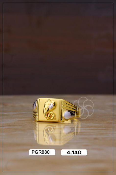 KUBER JEWELLERS R10 Casting Rings Gold Gents, Boys Rings Design Gold, Boys Gold Ring, Men's Rings Gold Indian, Gents Ring Design, Gents Gold Ring, Boys Ring, Gents Rings, Latest Gold Ring Designs