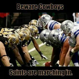 Saints Vs Cowboys....Beware Cowboys....Saints Are Marching In....Geaux Saints!!! Facts About Thanksgiving, 2015 Quotes, Louisiana Swamp, Happy Thanksgiving Images, Thanksgiving Football, New Orleans Saints Football, Thanksgiving Parade, How Bout Them Cowboys, Games For Adults