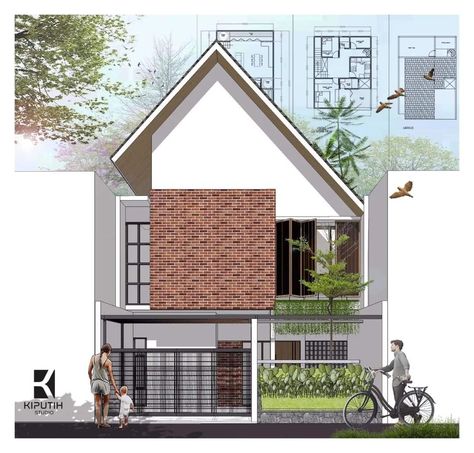 Scandinavian Facade, House Living Room Modern, Modern Tropical House, House Outer Design, Architecture Portfolio Design, Architectural Design House Plans, Modern House Facades, Architecture Model House, Model House Plan