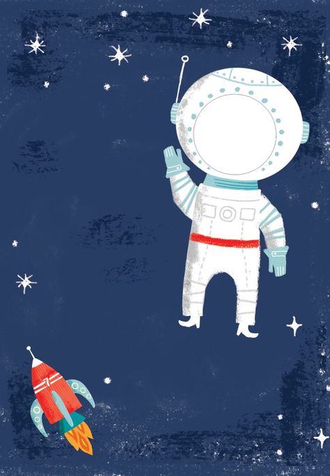 Launched - Birthday Invitation Template (Free) | Greetings Island #PartyPlates #PartyAllDayLong Outer Space Invitation Template, Astronaut Invitation Template, Space Party Invitations Free Printable, Space Invitations Birthday, Space Party Invitations, Birthday Invitation Template Boy, Space Birthday Invitation Template, Astronomy Illustration, Kids Birthday Invitation Card