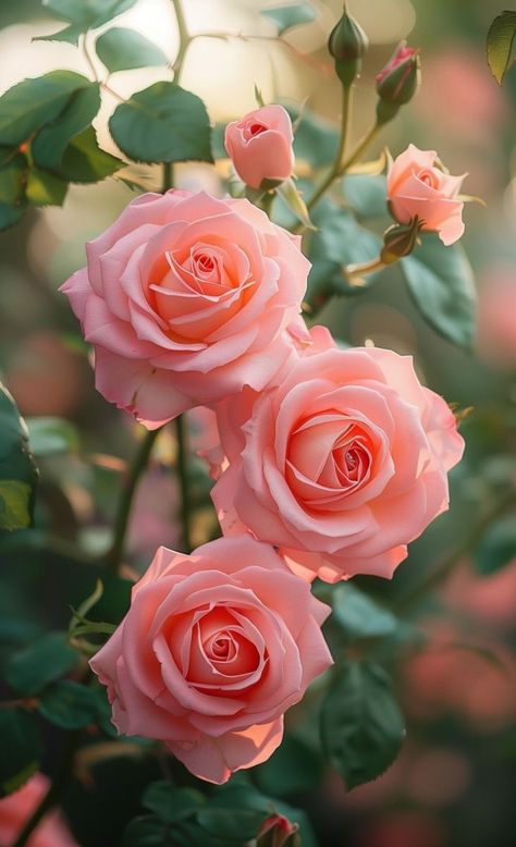 Green Blurred Background, Beauty And The Beast Flower, Pink Roses Wallpaper, Quotes Flower, Mobile Phone Wallpaper, Rose Belle, Very Beautiful Flowers, Rose Flower Pictures, Rose Flower Wallpaper