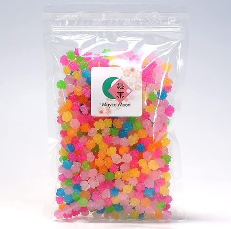 Konpeito Recipe, Pretty Candy, Asian Candy, Candy Kit, Japanese Grocery, Candy Crystals, Sugar Sprinkles, Japanese Candy, Sugar Candy