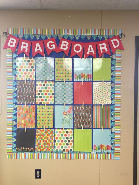 Have to brag about my fun and sassy "brag board" that I created!  I'll be using it this year for my 3rd graders!! Brag Board Ideas Work, Employee Brag Board Ideas, Work Picture Board Ideas, Classroom Brag Board, Awards Bulletin Board Ideas, Office Shout Out Board Ideas, Student Recognition Bulletin Board, Brag Board Bulletin Board, Celebration Board For Work