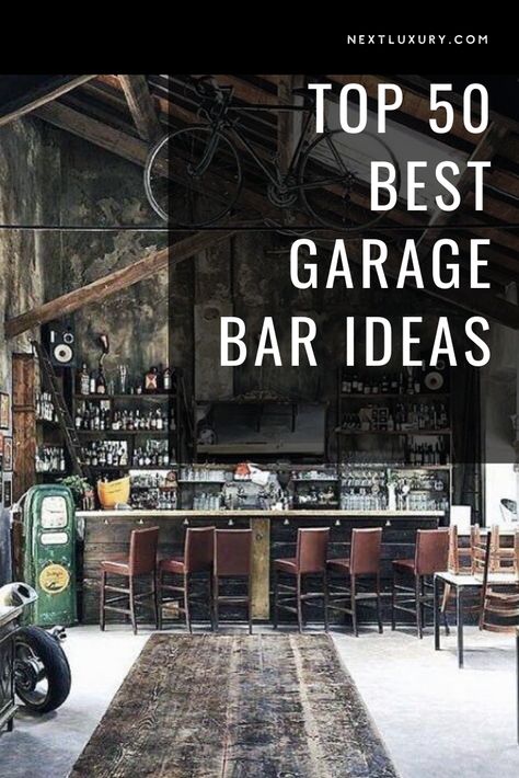 Shop Man Cave Ideas, Garage Bar Ideas, Diy Garage Work Bench, Diy Garage Bar, Garage Party, Garage Bathroom, Finished Garage, Cool Garages, Ultimate Garage