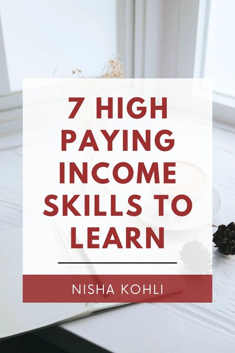 This pin is about high paying income skills High Paying Skills To Learn, Skills To Earn Money Online, Skills To Earn Money, Skill To Learn In 2024, Online Skills To Learn, High Value Skills To Learn Online, How To Earn More Money, High Income Skills 2024, Valuable Skills To Learn