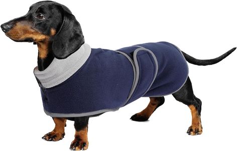 Amazon.com : Dog Jacket, Dog Coat Perfect for Dachshunds, Dog Winter Coat with Padded Fleece Lining and high Collar, Dog Snowsuit with Adjustable Bands-Red-L : Pet Supplies Sweaters For Dogs, Dachshund Coat, Dog Snowsuit, Dachshund Sweater, Dog Winter, Dog Winter Coat, Dog Coat, Collar Dog, Dog Jacket