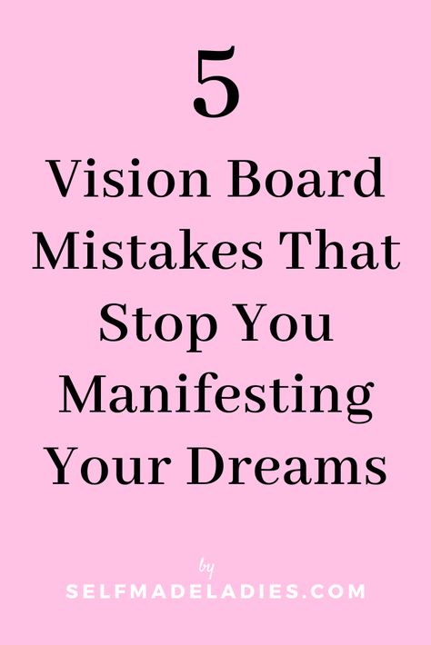 Manifesting more money, the perfect partner, that stunning houses, the new job, your dream car... If you're using vision boards to manifest your dreams and you're still waiting for your manifestations to happen, you might want to check if you're making any of these vision board mistakes... So what are the most common vision board misconceptions, and do vision boards work, or why are vision board not working? Have vision board success by learning how to make a vision board that works Vision Board Success, Vision Board Words, Work Vision Board, Vision Board Diy, Vision Board Examples, Vision Board Goals, Making A Vision Board, Vision Board Manifestation, Vision Board Inspiration