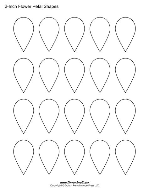 Flower Petal shapes for kids Petals Template, Free Flowers Printables, Flower Shapes Template, Flower Petal, Flower Shapes, Paper Flower Printable Templates, Flower Templates Printable Free, Flower Petal Template, Flower Templates Printable