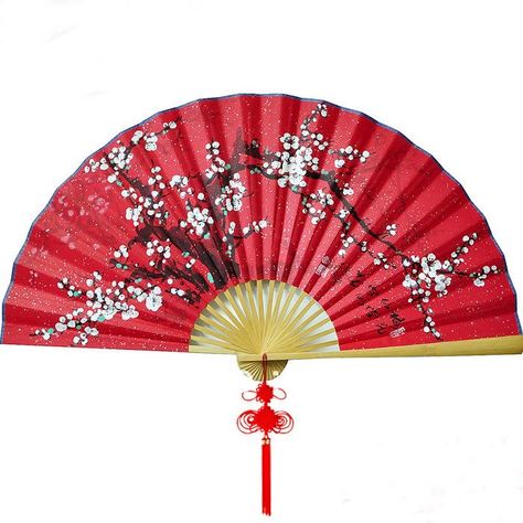 Chinese Fan Design, Hand Fan Design, Chinese Hand Fan, Chinese Fans, Chinese Accessories, Chinese Wall, Chinese Fan, Chinese Paper, Paper Fan