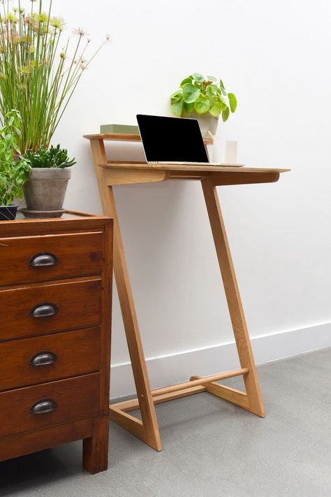 Narrow Standing Desk, Portable Study Table Design, Foldable Standing Desk, Portable Work Station, Mini Standing Desk, Standing Work Desk, Space Saving Desk Ideas Work Stations, Folding Standing Desk, Standing Table Office