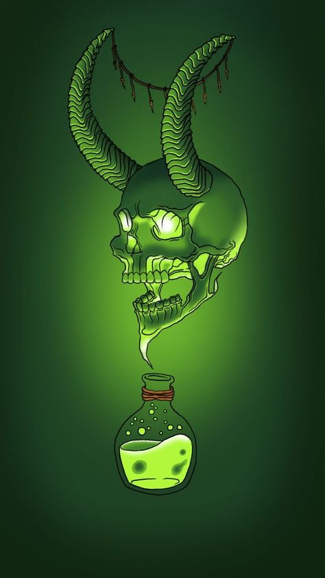 Poor Mans Poison Wallpaper, Green Poison Aesthetic, Green Skull Aesthetic, Poison Wallpaper, Unique Pfp, Green Demon, St Patricks Day Wallpaper, Just Do It Wallpapers, Home Screen Wallpaper Hd