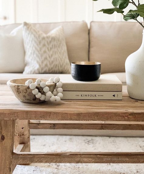 Diy Antique Coffee Table, Decorate Square Coffee Table, Diy Wood Coffee Table Rectangle, How To Decorate A Rectangle Coffee Table, Scandinavian Living Room Coffee Tables, Transitional Coffee Table Decor, Farmhouse Livingrooms, Diy Square Coffee Table, Ireland Library