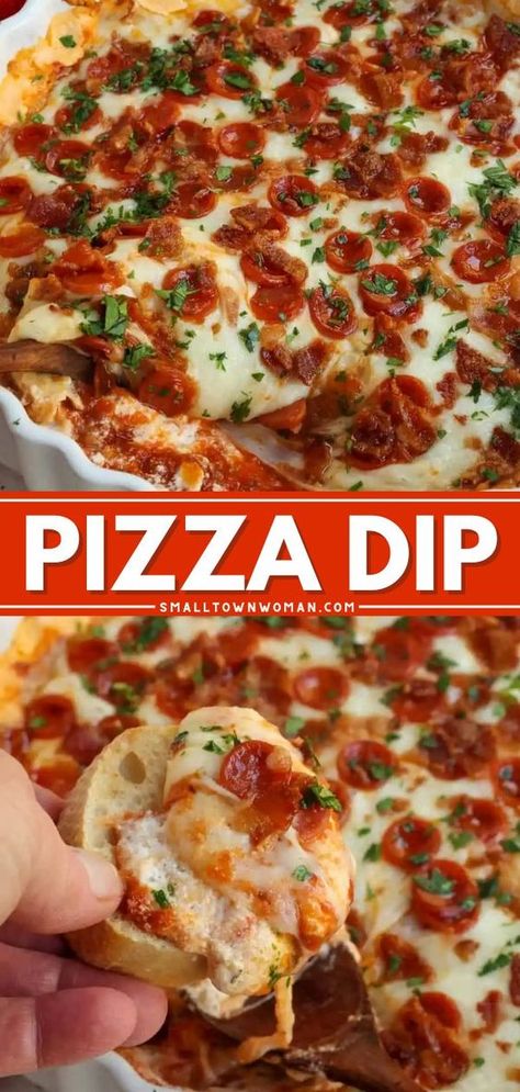 Hot Pizza Dip, Best Dip Recipes, Hot Pizza, Jalapeno Popper Dip, Pizza Dip, Delicious Dips Recipes, Football Snacks, Food Experience, Taco Dip