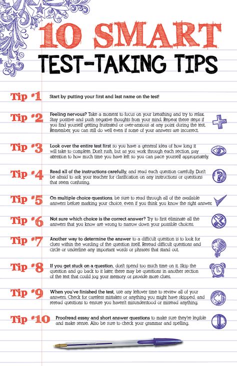 Studying For Test Tips, Tips To Get Smarter, Test Tips For Students, Test Notes, Cxc Results, Good Ways To Study For A Test, How To Get An A On A Test, Tips For Tests, Tutor Tips