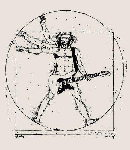 Muzică Rock, Poster Rock, Rock Cover, Vitruvian Man, Art Parody, Musica Rock, Music Tattoo, Music Tattoos, Rock N’roll