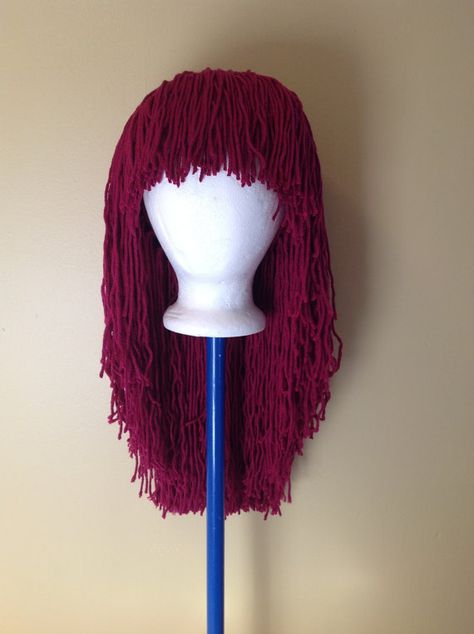 Handmade Crochet yarn Hair wig,women, baby, kids, hair, wig, yarn hair, yarn wig, Halloween wig costume Crochet Costume Women, Yarn Wigs, Crochet Wigs, Crochet Beard, Halloween Food Crafts, Yarn Wig, Hair Yarn, Crochet Wig, Wig Costume