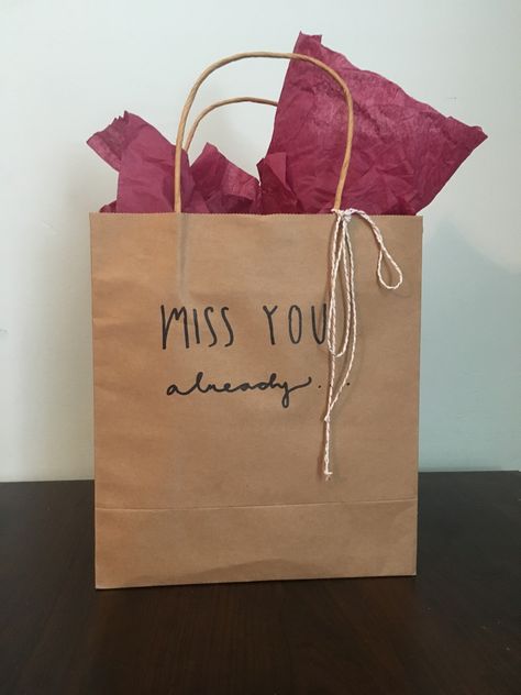 going away :( gift wrap ideas for moving, goodbyes Fairwell Gifts, Saying Goodbye To Friends, Goodbye To Friends, Farewell Gifts For Friends, Goodbye Gifts For Coworkers, Goodbye Party, Gift Wrap Ideas, Celebrating Friendship, Diy Best Friend Gifts