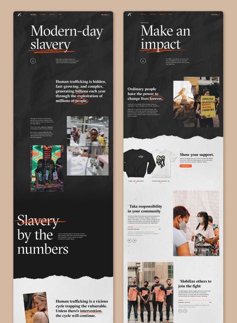 A21 Campaign | Website Design | Luke Meyer Storytelling Website, Campaign Website, 달력 디자인, Corporate Style, Website Redesign, Event Page, Social Change, Web Design Inspiration, Non Profit