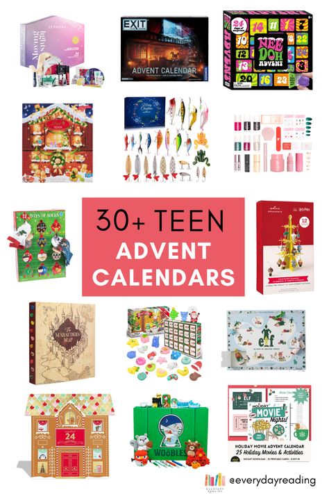 30+ Advent Calendars for Teens and Tweens Advent Calendar Boys, Best Advent Calendar For Teens, Christmas Advent Calendar Ideas For Adults, Boy Advent Calendar, Teen Boy Advent Calendar, 2024 Advent Calendar, Advent Calendar Gift Ideas For Teens, Advent Calendar For Teen Boys, Advent Calendars To Make