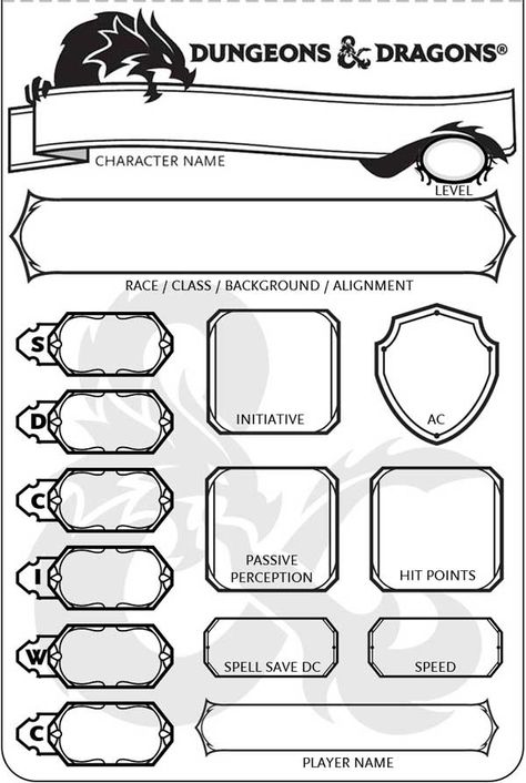 Dnd Mini Character Sheet, Dnd Character Sheet Simplified, Dnd Classroom Map, Simplified Dnd Character Sheet, Npc Sheet Dnd, Tiefling Character Sheet, D&d Initiative Tracker, Dnd Sheet Character, Dnd Equipment Sheet