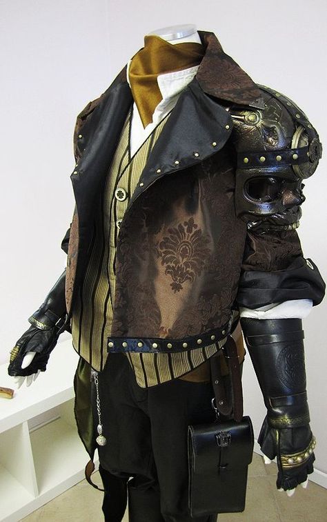 Steam Punk Outfits, Airship Pirate, Moda Steampunk, Era Victoria, Steampunk Jacket, Steampunk Men, Mode Steampunk, Steampunk Pirate, Diesel Punk