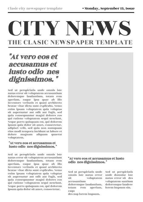 Blank Newspaper Template, Newspaper Article Template, Blank Newspaper, Online Poster Maker, Newspaper Design Layout, Article Template, Newspaper Background, School Newspaper, Newspaper Layout