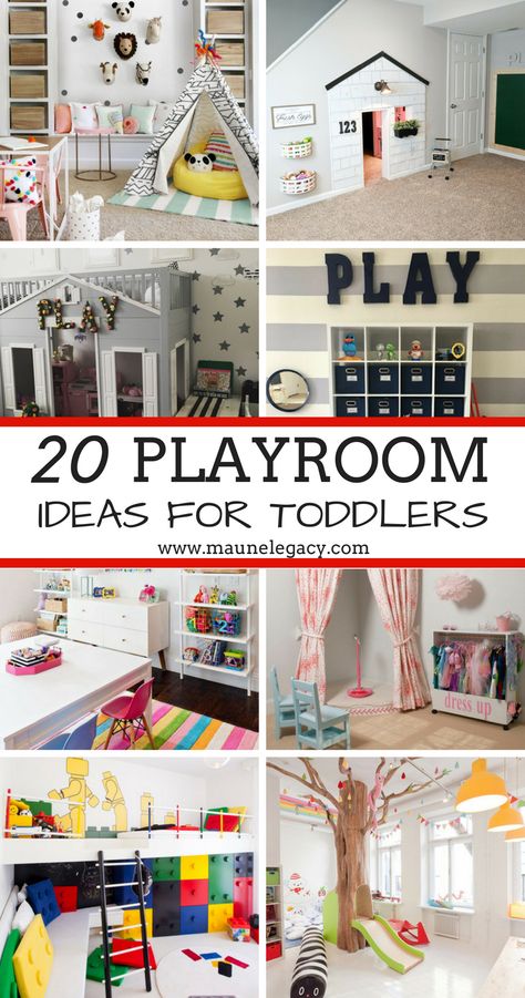 Organized Toys, Playroom Ideas For Toddlers, Upstairs Playroom, Grandkids Playroom, Modern Playroom, Ideas Habitaciones, Basement Playroom, Boys Playroom, Girls Playroom