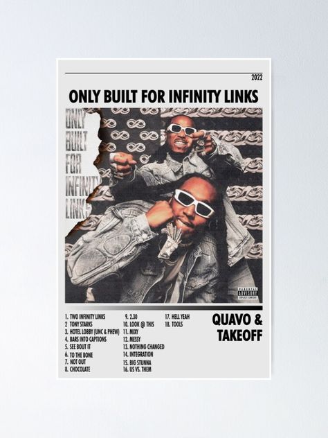 Only Built For Infinity Links, Album Tracklist, Posters Ideas, Album Cover Poster, Music Album Cover, Poster Poster, Poster Stickers, Hotel Lobby, Music Album