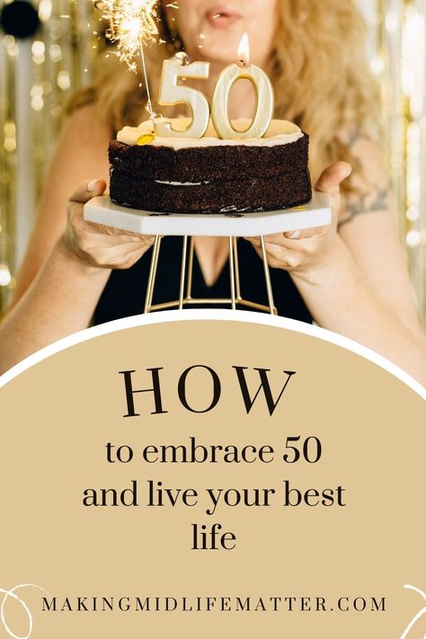 People should embrace their age at all times in life, especially when turning 50. Here are some ways to enjoy and live your best life in your second half. Goals For 50 Year Olds, Life At 50 Woman, Glow Up At 50, Turning 50 Ideas, 50 Things To Do Before 50, Turning 50 Quotes Woman, Turning 50 Quotes, 50 Before 50, Finding A New Hobby