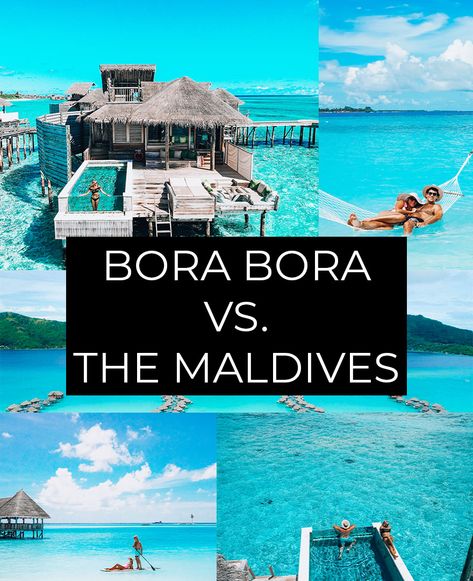 If there’s one question I get ALL the time it’s : so which is better – Bora Bora or the Maldives? And, honestly, it’s so hard to answer this one. They are both SO amazing, and I love them both!!! But they do have very … Top Honeymoon Destinations, Honeymoon Places, Best Honeymoon Destinations, Dream Honeymoon, Honeymoon Resorts, Honeymoon Spots, Vacation Locations, Dream Vacations Destinations, Best Honeymoon