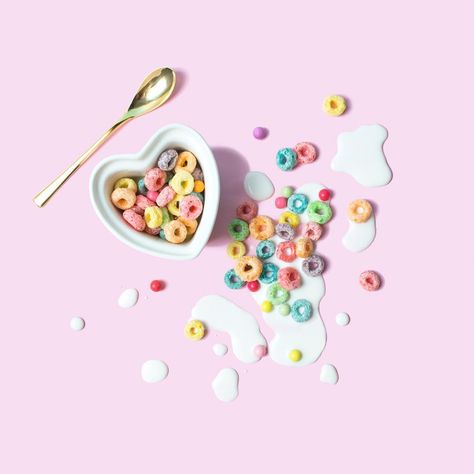 Pastel Cupcakes, Bowl Of Cereal, High Spirits, Fruit Loops, Fruit Photography, Fruit Illustration, Trik Fotografi, Pretty Pastel, Life Inspiration