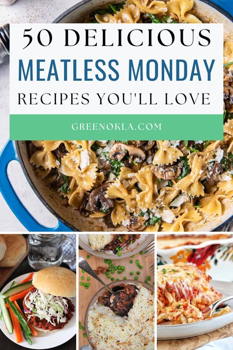 Meatless Monday Crockpot, Easy Meatless Meals Simple, Healthy Meatless Meals Dinners, No Meat No Dairy Recipes, Healthy Dinners Without Meat, Quick No Meat Dinner Ideas, Meatless Meals Lunch, Meat Free Dinner Ideas, Meatless Dairy Free Meals