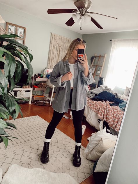 Boots, fashion, mirror, selfie Doc Martens Outfit Jeans Casual, Doc Marten Casual Outfit, Dr Marten Leggings Outfit, Sinclair Max Dr Martens Outfit, Doc Marten Rainy Day Outfit, Blazer With Doc Martens, Outfit W Doc Martens, Docs Sinclair Outfit, Doc Martin Winter Outfit