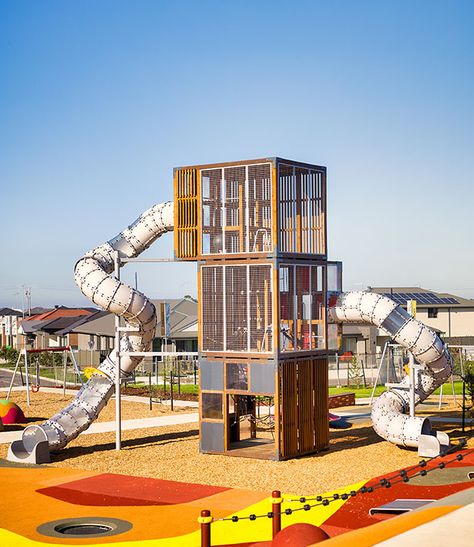 Rocking Animals, Modern Playground, Playgrounds Architecture, Climbing Frames, Playground Slide, Play Structures, Parks Furniture, Sport Park, School Playground