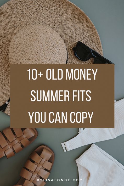 10+ Old Money summer fits you can copy to look expensive and classy on a budget. The Best old money summer outfit ideas for women + the ultimate guide on how to dress old money in summer without going broke. Old money aesthetic outfits you'll love. Old money beach essentials. Old Money Beach Outfit Aesthetic, Brunch Style Outfits Summer, Old Money Hat Outfit, Summer Outfits 2023 Old Money, Rich Mom Summer Outfits, Old Money Island Outfits, Summer Formal Outfits For Women, Old Money Outfit Inspo Summer, Old Money Day Outfit