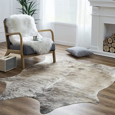 Faux Animal Skin Rug, Cow Print Rug Living Room, Cow Skin Rug Living Room, Fake Cowhide Rug, Animal Rug Living Room, Faux Animal Skin Rugs, Print Rug Living Room, Teddy Bedroom, Western Theme Decor