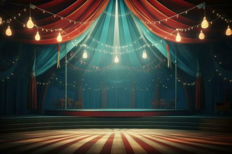 Anime Circus, Scary Circus, Circus Background, Carnival Background, Castle Background, Dark Circus, Free Green Screen, Stage Background, Graphic Design Cards